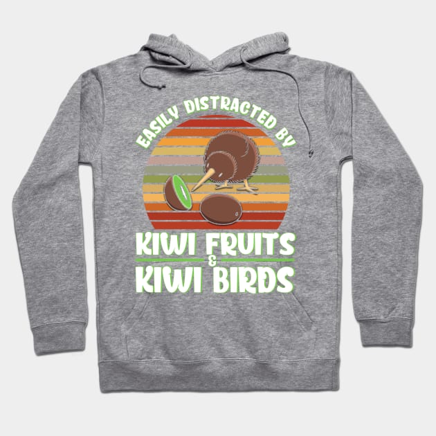 Endangered Species Bird Lover Kiwi Bird Hoodie by Toeffishirts